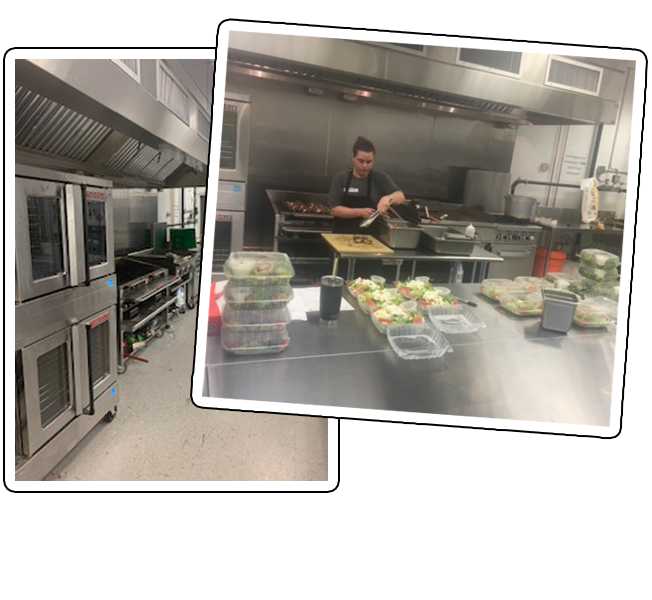 Skewers commercial kitchen in Woburn, MA.